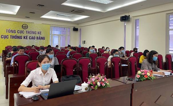 Cao Bằng: Hội nghị tập huấn trực tuyến Tổng điều tra kinh tế giai đoạn 2 năm 2021